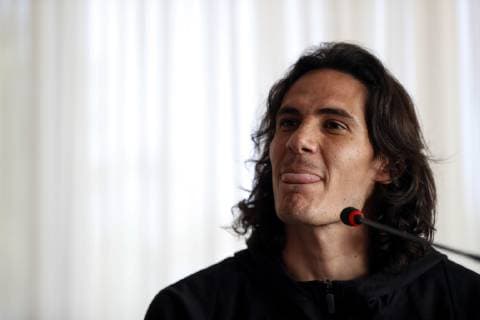 Uruguayan player Edinson Cavani participates in a press conference, PK, Pressekonferenz in a hotel of Rio de Janeiro, Brazil, 22 June 2019. Uruguay s soccer team press conference !ACHTUNG: NUR REDAKTIONELLE NUTZUNG!  Copyright: xAntonioxLacerdax COPAME1402 20190622-636968309629156012