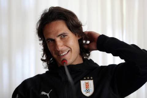 Uruguayan player Edinson Cavani participates in a press conference, PK, Pressekonferenz in a hotel of Rio de Janeiro, Brazil, 22 June 2019. Uruguay s soccer team press conference !ACHTUNG: NUR REDAKTIONELLE NUTZUNG!  Copyright: xAntonioxLacerdax COPAME1405 20190622-636968309644156121