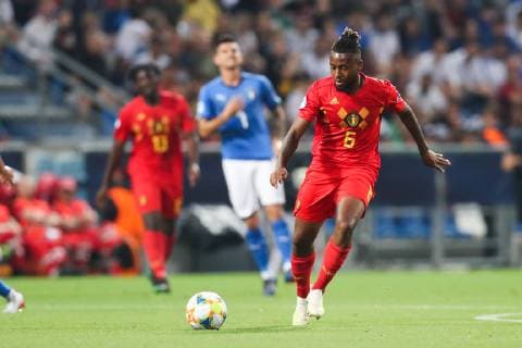 Belgium s Samuel Bastien pictured during a soccer game between Belgium s national U21, U 21 team and Italy s U21 team, Saturday 22 June 2019, match 3 3 in group A at the 2019 European championships Under 21 in Reggio, Italy. BRUNOxFAHY  x05611137x