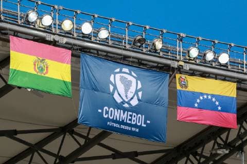 Bolivia vs Venezuela BELO HORIZONTE, MG - 22.06.2019: BOLIVIA VS VENEZUELA - Country flags during a match between Bolivia and Venezuela, valid for the 2019 Copa America group stage, held this Saturday (22) at the Mineirão Stadium in Belo Horizonte, MG. (Photo: Dudu Macedo Fotoarena) x1751245x  DuduxMacedo