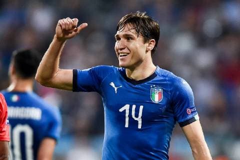 Db Reggio Emilia 22 06 2019 - Europeo Under 21 Italia 2019 Belgio-Italia foto Daniele Buffa Image nella foto: Federico Chiesa 