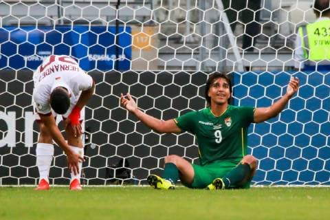 Bolivia vs Venezuela BELO HORIZONTE, MG - 22.06.2019: BOLIVIA VS VENEZUELA - Marcelo Moreno complains during a match between Bolivia and Venezuela, valid for the 2019 Copa America group stage, held this Saturday (22) at the Mineirão Stadium in Belo Horizonte, MG. (Photo: Dudu Macedo Fotoarena) x1751295x  DuduxMacedo