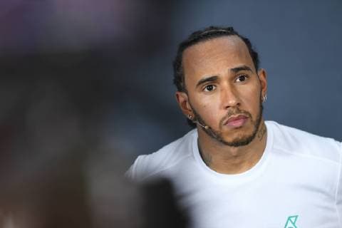 June 22, 2019 - Le Castellet, Provance, France, France - English five time World Champions Lewis Hamilton of German team Mercedes-AMG Petronas Motosport driving his single-seater Mercedes W10 during the 60th edition of the French GP, 8th stage of the Formula 1 World Championship, WM, Weltmeisterschaft in Circuit Paul Ricard, in Le Castelett, France, on June 22, 2019. French GP - Qualifying And press conference, PK, Pressekonferenz - ZUMAn230 20190622_zaa_n230_389 Copyright: xAndreaxDiodatox