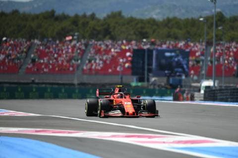 June 22, 2019 - Le Castellet, Provance, France, France - Monegasque driver Charles Leclerc of Italian team Scuderia Ferrari Mission Winnow driving his single-seater SF90 during the 60th edition of the French GP, 8th stage of the Formula 1 World Championship, WM, Weltmeisterschaft in Circuit Paul Ricard, in Le Castelett, France, on June 22, 2019. French GP - Qualifying And press conference, PK, Pressekonferenz - ZUMAn230 20190622_zaa_n230_399 Copyright: xAndreaxDiodatox