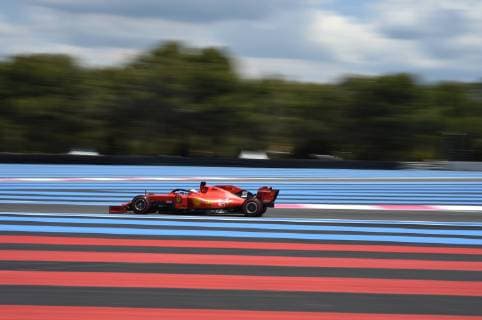 June 22, 2019 - Le Castellet, Provance, France, France - German four time World Champions Sebastian Vettel of Italian team Scuderia Ferrari Mission Winnow driving his single-seater SF90 during the 60th edition of the French GP, 8th stage of the Formula 1 World Championship, WM, Weltmeisterschaft in Circuit Paul Ricard, in Le Castelett, France French GP - Free Practice 3  - ZUMAn230 20190622_zaa_n230_493 Copyright: xAndreaxDiodatox