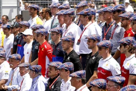 Motorsports: FIA Formula One World Championship, WM, Weltmeisterschaft 2019, Grand Prix of France, Members of the F1 community gather to celebrate the 80th birthday of Sir Jackie Stewart Le Castellet France