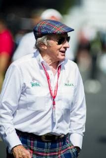 23rd June 2019, Circuit Automobile Paul Ricard, Le Castellet, Marseille, France ; FIA Formula 1 Grand Prix of France, Race Day; Sir Jackie Stewart , a British former Formula One racing driver arrives to the Paul Ricard circuit on his 80th birthday  ActionPlus12147022 PabloxGuillen