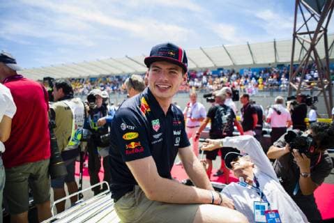 23rd June 2019, Circuit Automobile Paul Ricard, Le Castellet, Marseille, France ; FIA Formula 1 Grand Prix of France, Race Day; Max Verstappen of the Red Bull Racing Team during the drivers parade before the Grand Prix race  ActionPlus12147032 PabloxGuillen