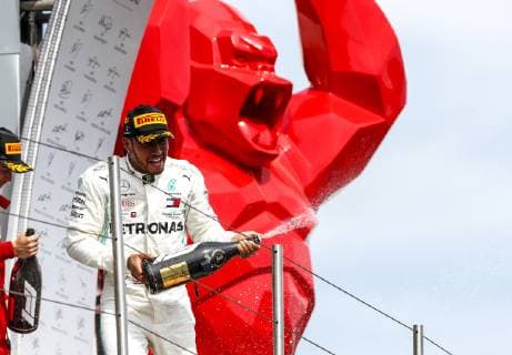 Motorsports: FIA Formula One World Championship, WM, Weltmeisterschaft 2019, Grand Prix of France, 44 Lewis Hamilton (GBR, Mercedes AMG Petronas Motorsport), Le Castellet France
