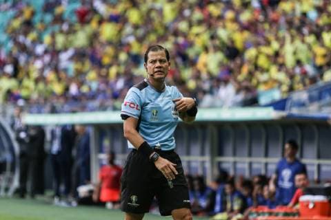 Colombia vs Paraguay SALVADOR, BA - 23.06.2019: COLOMBIA VS PARAGUAY - Víctor Carrillo, Referee of the match during a match between Colombia and Paraguay, valid for the group stage of the Copa America 2019, held this Sunday (23) at the Arena Fonte Nova in Salvador, Bahia, Brazil. (Photo: Tiago Caldas Fotoarena) x1751728x  TiagoxCaldas