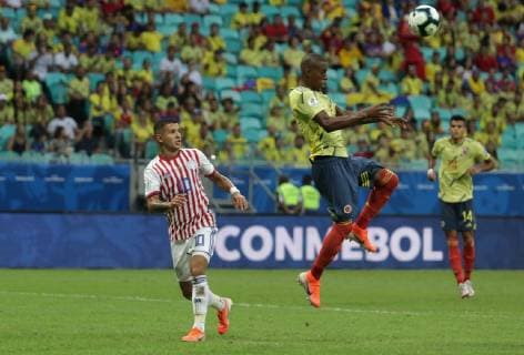 Colombia vs Paraguay SALVADOR, BA - 23.06.2019: COLOMBIA VS PARAGUAY - Colombia v Paraguay, valid for the group stage of the Copa America 2019, held this Sunday (23) at the Fonte Nova Arena in Salvador, Bahia, Brazil. (Photo: Tiago Caldas Fotoarena) x1751783x  TiagoxCaldas