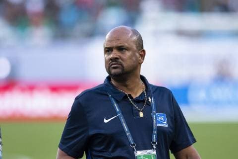 June 23, 2019: Martinique Head Coach Mario Bocaly before the 2019 Gold Cup match at Bank of America Stadium in Charlotte, NC. ( ) 2019 CONCACAF Gold Cup: Martinique vs Mexico JUN 23 - ZUMAc04_ 20190623_zaf_c04_179 Copyright: xScottxKinserx