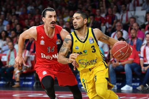 Peyton SIVA B , action,duel against NIHAD DJEDOVIC FCB German Champion,winner,winner,champion basketball 1 Bundesliga,FINALE,match 3 FC Bayern Muenchen Alba Berlin 93 88, on 23 06 2019 ,A U D I D O M E