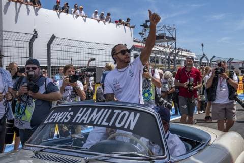 The following text was translated automatically France, Le Castellet, 23-06-2019-Lewis Hamilton from United Kingdom races for Mercedes AMG Petronas. This is the 60th edition of the Formula 1 Grand Prix of France. Photo: Michael Potts Dutch height  Copyright: xHollandsexHoogtex xMichaelxPottsx x91070081x