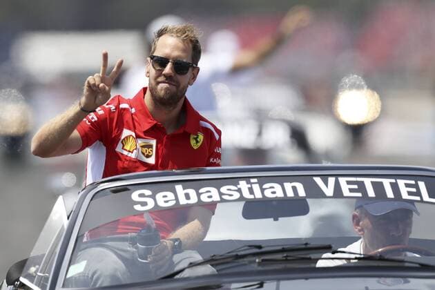 VETTEL Sebastian F1 Team Scuderia Ferrari Driver Parade on Sunday Formula 1 GP 2019 France on 23 06 2019 at Le Castellet