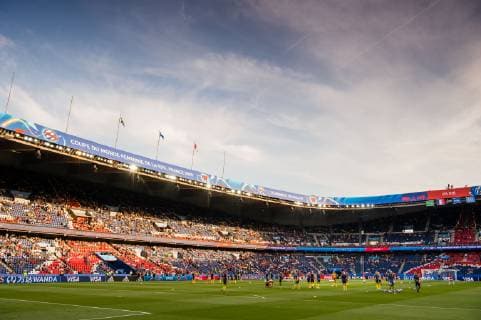 190624 View over Parc des Princes ahead of the FIFA WomenÂ s World Cup round of sixteen match between Sweden and Canada on June 24, 2019 in Paris Photo Simon Hastegard Bildbyran Kod SH 180086 bbeng fotboll football fotball soccer dam women kvinner frankrike france vm vm 2019 verdensmesterskap världsmästerskap fifa women s world cup 2019 world cup attondelsfinal knockout stage canada kanada sverige sweden,  Copyright: SIMONxHASTEGARD BB190624SH020