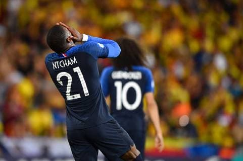 Photo Massimo Paolone LaPresse June 24, 2019 Cesena, Italy soccer France vs Romania - UEFA Under 21 Championship Italy 2019 - Group stage final tournament Group C - "Dino Manuzzi" stadium. In the pic: Olivier Ntcham (Francia) is desperates  Copyright: xMassimoxPaolone LaPressex