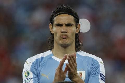 Chile x Uruguay RIO DE JANEIRO, RJ - 24.06.2019: CHILE X URUGUAY - Edinson Cavani during a match between Chile and Uruguay, valid for the group stage of the Copa America 2019, held this Monday (24) at the Maracanã Stadium in Rio de Janeiro, RJ. (Photo: Ricardo Moreira Fotoarena) x1752497x  RicardoxMoreira