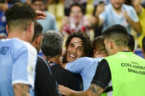 Chile x Uruguay RIO DE JANEIRO, RJ - 24.06.2019: CHILE X URUGUAY - Cavani Gomez celebrates goal during Chile-Uruguay match, valid for the 2019 Copa America group stage, held this Monday (24) at the Maracanã Stadium in Rio de Janeiro, RJ. (Photo: Celso Pupo Fotoarena) x1752578x  CelsoxPupo