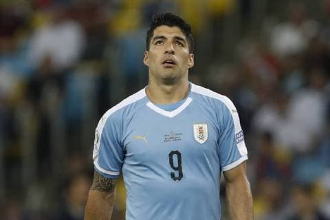 Chile x Uruguay RIO DE JANEIRO, RJ - 24.06.2019: CHILE X URUGUAY - Luis Suárez during a match between Chile and Uruguay, valid for the group stage of the Copa America 2019, held this Monday (24) at the Maracanã Stadium in Rio de Janeiro, RJ. (Photo: Ricardo Moreira Fotoarena) x1752600x  RicardoxMoreira