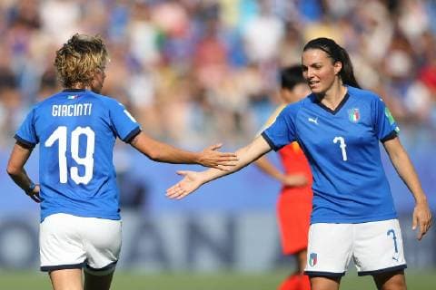 Valentina GIACINTI, italie joie but FOOTBALL : Italie vs Chine - Coupe du Monde Feminine - Montpellier - 25 06 2019 RichardGosselin Panoramic 