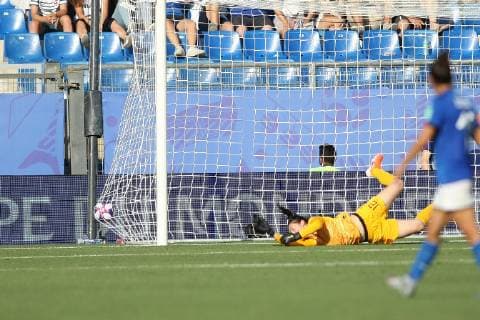 joie but italie Aurora GALLI FOOTBALL : Italie vs Chine - Coupe du Monde Feminine - Montpellier - 25 06 2019 RichardGosselin Panoramic 