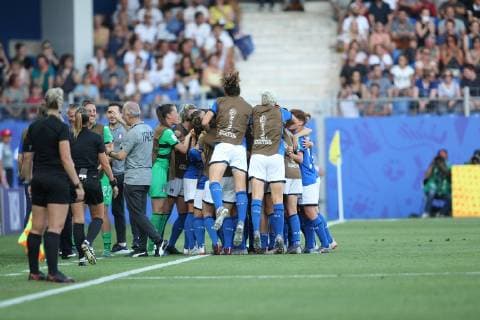 joie but italie Aurora GALLI FOOTBALL : Italie vs Chine - Coupe du Monde Feminine - Montpellier - 25 06 2019 RichardGosselin Panoramic 