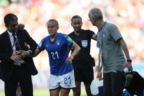 Valentina CERNOIA italie FOOTBALL : Italie vs Chine - Coupe du Monde Feminine - Montpellier - 25 06 2019 RichardGosselin Panoramic 
