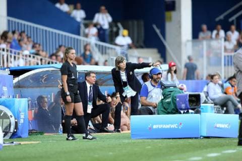 Milena BERTOLINI, coach italie FOOTBALL : Italie vs Chine - Coupe du Monde Feminine - Montpellier - 25 06 2019 RichardGosselin Panoramic 