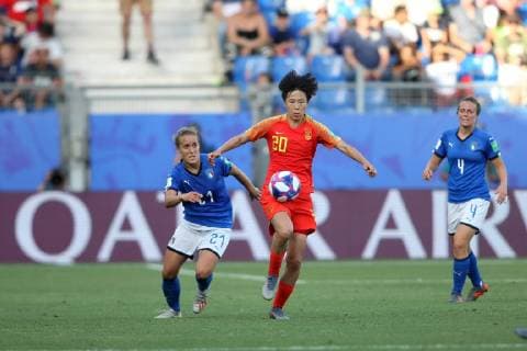 ZHANG Rui, chine FOOTBALL : Italie vs Chine - Coupe du Monde Feminine - Montpellier - 25 06 2019 RichardGosselin Panoramic 
