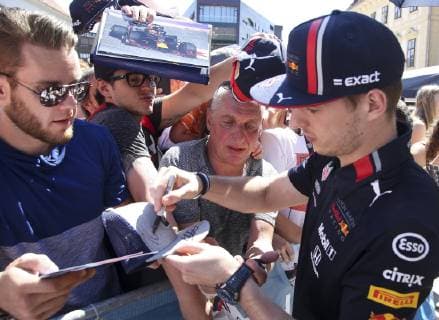 FORMULA 1 - Projekt Spielberg, media day GRAZ,AUSTRIA,26.JUN.19 - MOTORPORTS, FORMULA 1 - Projekt Spielberg, media day, showrun with Max Verstappen. Image shows Max Verstappen (NED Red Bull Racing). GEPAxpictures xWolfgangxGrebien