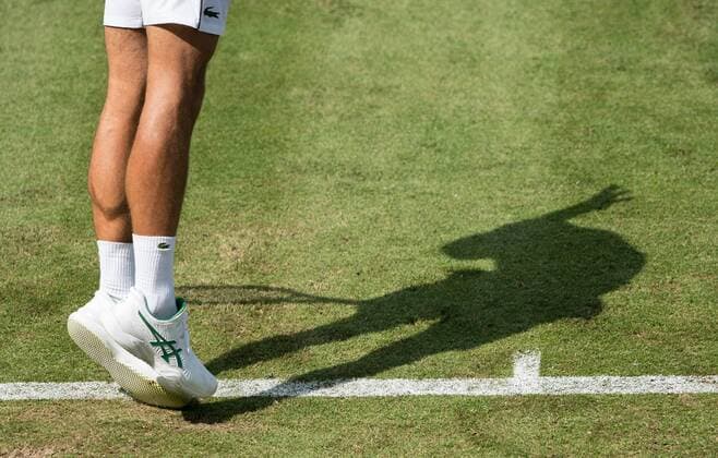 Novak Djokovic (world number 1) of Serbia during The BOODLES Tennis exhibition event 2019 at Stoke Park, Slough, England on 26 June 2019. Copyright: xAndyxRowlandx PMI-2882-0012