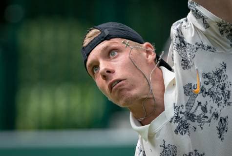 Sport Bilder des Tages Denis Shapovalov of Canada during The BOODLES Tennis exhibition event 2019 at Stoke Park, Slough, England on 26 June 2019. Copyright: xAndyxRowlandx PMI-2882-0022