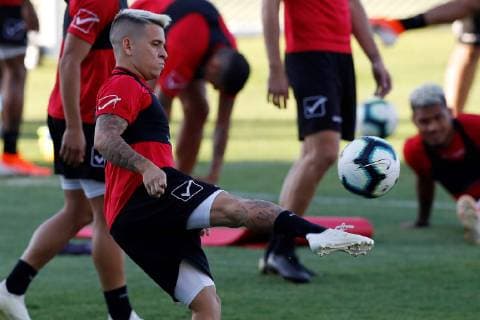 Venezuela s national soccer team player Yeferson Soteldo attends a training session at the Center of Training of the School of Physical Education of the Army, in Rio de Janeiro, Brazil, 26 June 2019. Venezuela prepares its match next Friday against Argentina for the quarterfinals of the Copa America Brazil 2019. Training of Venezuela in the Copa America !ACHTUNG: NUR REDAKTIONELLE NUTZUNG!  Copyright: xJulioxCesarxGuimaraesx COPAME1917 20190626-636971902061403120