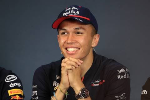 27th June 2019, Red Bull Ring, Spielberg, Austria; FIA Formula 1 Grand Prix, Driver Arrival day; Scuderia Toro Rosso, Alexander Albon  ActionPlus12148355 Octane