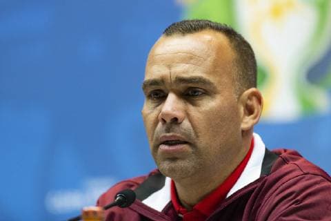 Coletiva Venezuela Copa América RIO DE JANEIRO, RJ - 27.06.2019: COLETIVA VENEZUELA COPA AMÉRICA - Technician Rafael Dudamel during press conference, PK, Pressekonferenz of Venezuela in Copa América held in Maracanã, Rio de Janeiro, RJ. (Photo: Celso Pupo Fotoarena) x1753949x  CelsoxPupo