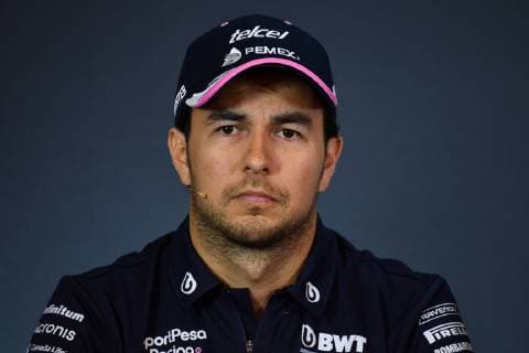 Sergio PEREZ MEX,MCLaren Renault , action,single frame,cut single motif,portrait,portrait,portrait Formula 1 GP of Austria,, Red Bull Ring Zeltweg,Spielberg,season 2019,on 27 06 2019