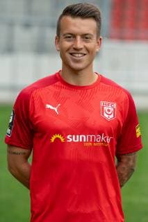Patrick Göbel HFC Hallescher Fussballclub e V 3 Liga, portrait date 2019 2020, Halle Saale Sachsen Anhalt Germany