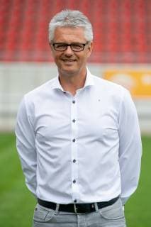 Ralf Heskamp Sports Director HFC Hallescher Fussballclub e V 3 Liga, Portrait date 2019 2020, Halle Saale Sachsen Anhalt Germany