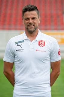 Torsten Ziegner Chief Coach HFC Hallescher Fussballclub e V 3 Liga, portrait date 2019 2020, Halle Saale Sachsen Anhalt Germany