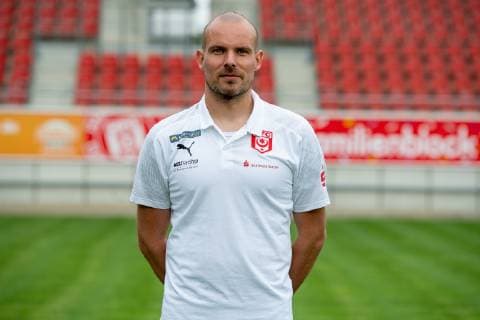 Steve Rohr Physiotherapist HFC Hallescher Fussballclub e V 3 Liga, Portrait date 2019 2020, Halle Saale Sachsen Anhalt Germany