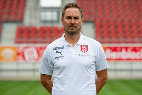 Mario Nickeleit Team Leader HFC Hallescher Fussballclub e V 3 Liga, Portrait Date 2019 2020, Halle Saale Sachsen Anhalt Germany