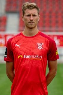 Tobias Schilk HFC Hallescher Fussballclub e V 3 Liga, portrait date 2019 2020, Halle Saale Sachsen Anhalt Germany
