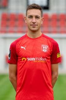 Fynn Arkenberg HFC Hallescher Fussballclub e V 3 Liga, portrait date 2019 2020, Halle Saale Sachsen Anhalt Germany
