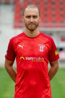 Björn Jopek HFC Hallescher Fussballclub e V 3 Liga, portrait date 2019 2020, Halle Saale Sachsen Anhalt Germany