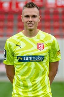 Tom Müller HFC Hallescher Fussballclub e V 3 Liga, portrait date 2019 2020, Halle Saale Sachsen Anhalt Germany