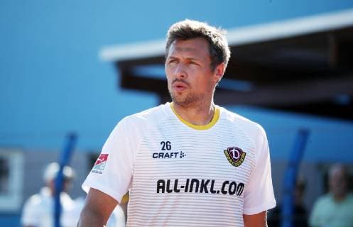 Dresden Nordhausen Football Test match Leipzig, 27 06 2019, Stadium of Friendship, Football, Test match, Dynamo Dresden 2 BL vs Wacker Nordhausen Regio Liga 2 3 1 1 , In the picture Soeren Gonther 26, Dresden ,
