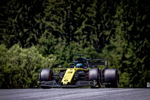 28 06 2019, Red Bull Ring, Spielberg, AUT, FIA, Formula 1, Austrian Grand Prix, Training, in picture Daniel Ricciardo AUS, Renault Australian Formula One drive Daniel Ricciardo of Renault during practice for the Austrian FIA Formula One Grand Prix at the Red Bull Ring in Spielberg, Austria on 2019 06 28 Spielberg EX_ANG