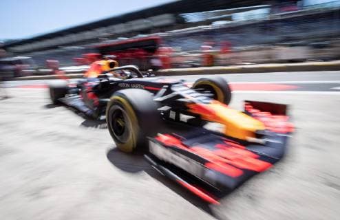 Sport Bilder des Tages FORMULA 1 - GP of Austria 2019 SPIELBERG,AUSTRIA,28.JUN.19 - MOTORSPORTS, FORMULA 1 - Grand Prix of Austria, Red Bull Ring, free practice. Image shows Max Verstappen (NED Red Bull Racing). GEPAxpictures xHaraldxSteiner