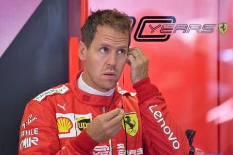 Sebastian VETTEL,GER Scuderia Ferrari in the bpx, gestures, action, single picture, cut single motif, portrait, portrait, portrait Formula 1 GP of Austria,, Red Bull Ring Zeltweg, Spielberg, season 2019, on 27 06 2019